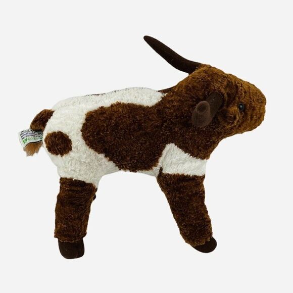 2007 Zoona 12" Longhorn Bull Cow Plush Texas RGU Handmade UT Football Hook Em - Picture 4 of 12